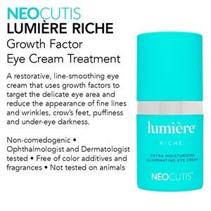 NEOCUTIS
LUMIÈRE RICHE Growth FactorEye Cream Treatment